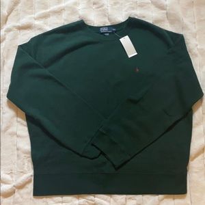 Men’s Polo crew neck sweatshirt!